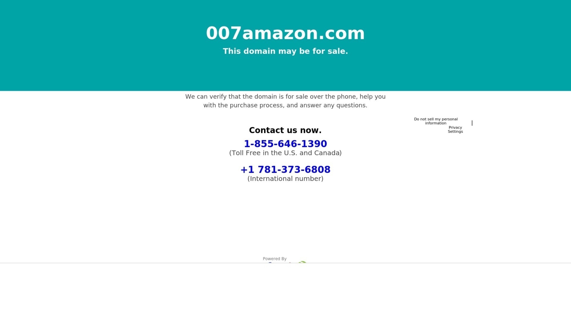 007amazon.com screenshot alt-text