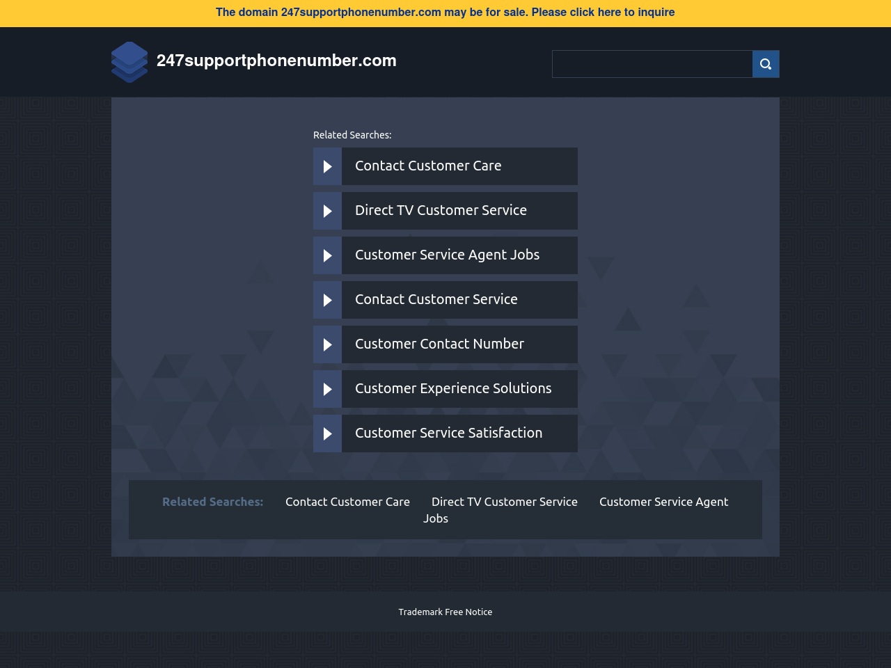 247supportphonenumber.com screenshot alt-text
