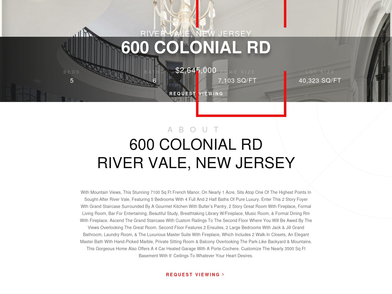 600colonialroadrivervalenj.com screenshot alt-text