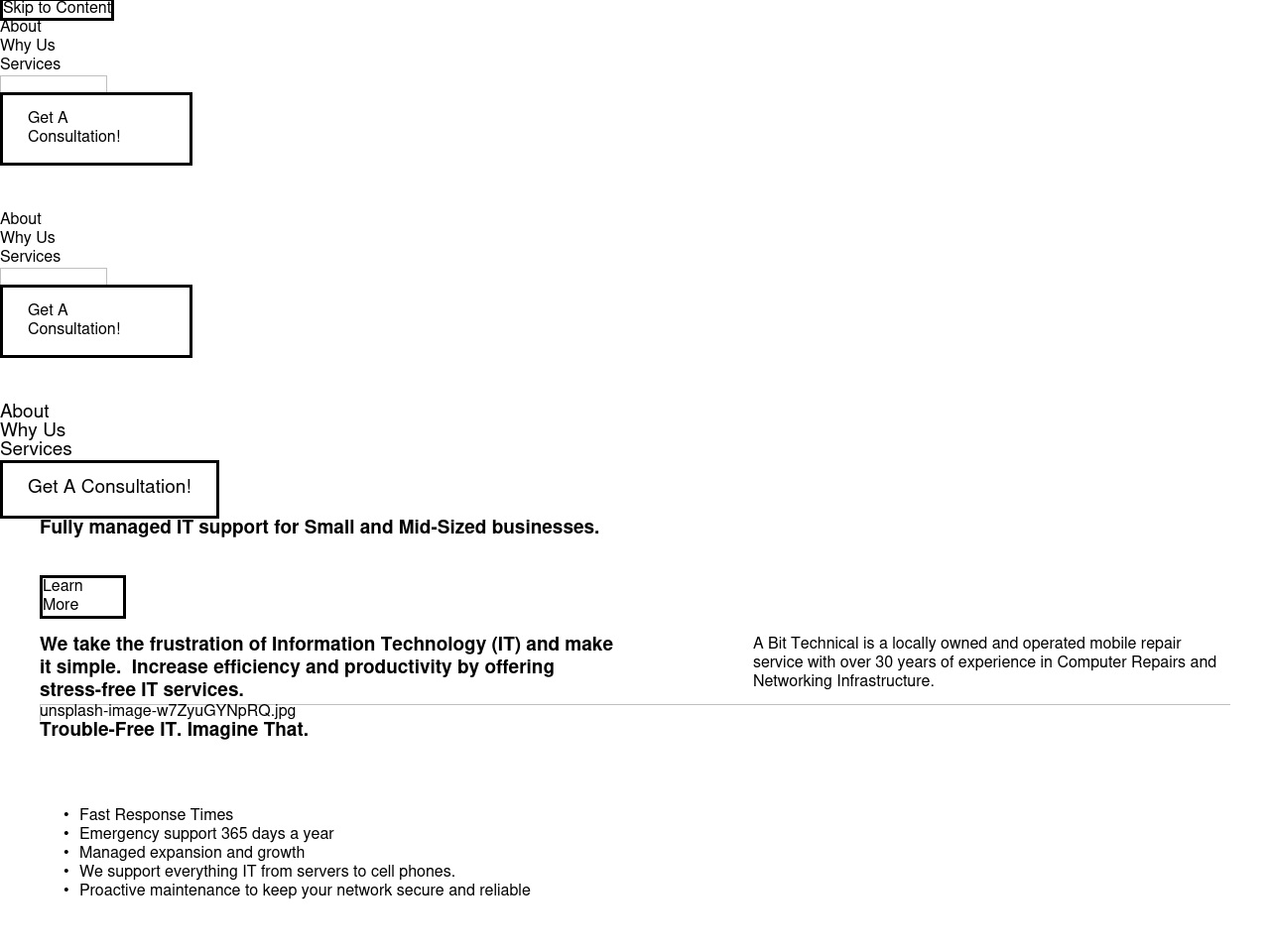 abittechnical.net screenshot alt-text