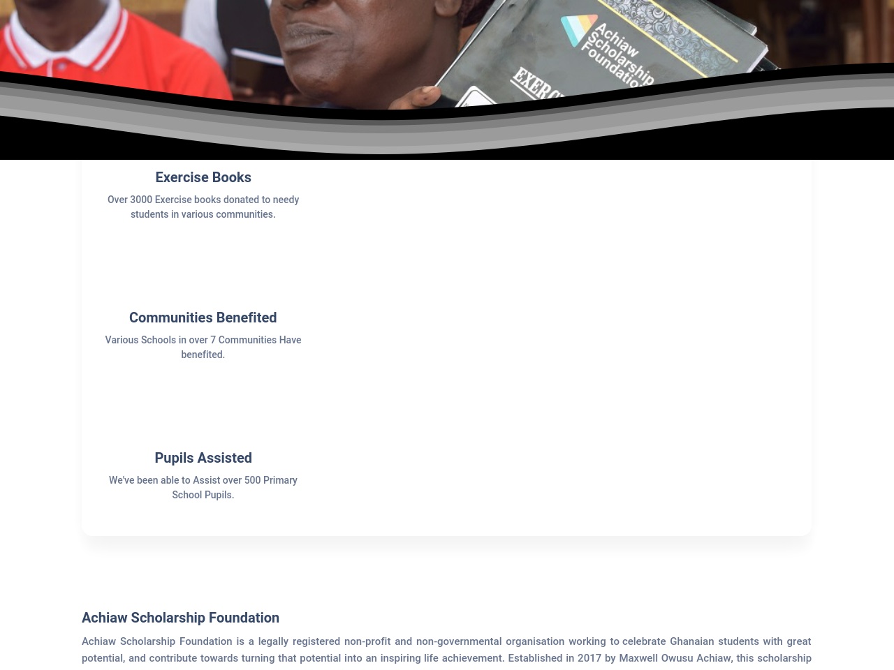 achiawscholarshipfoundation.com screenshot alt-text