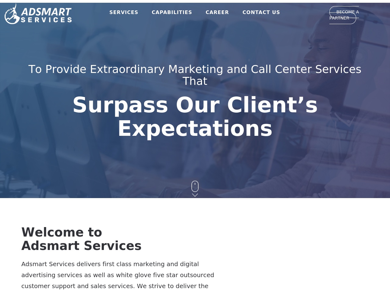 adsmartsupport.com screenshot alt-text