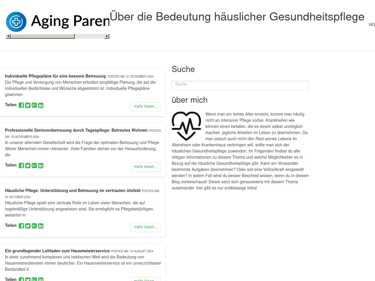 agingparenthelp.com screenshot alt-text