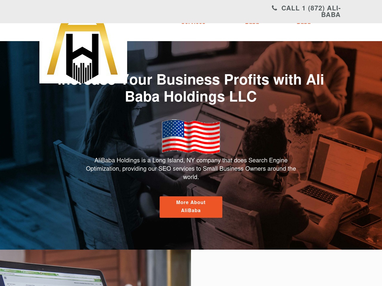 alibabaholdings.bet screenshot alt-text