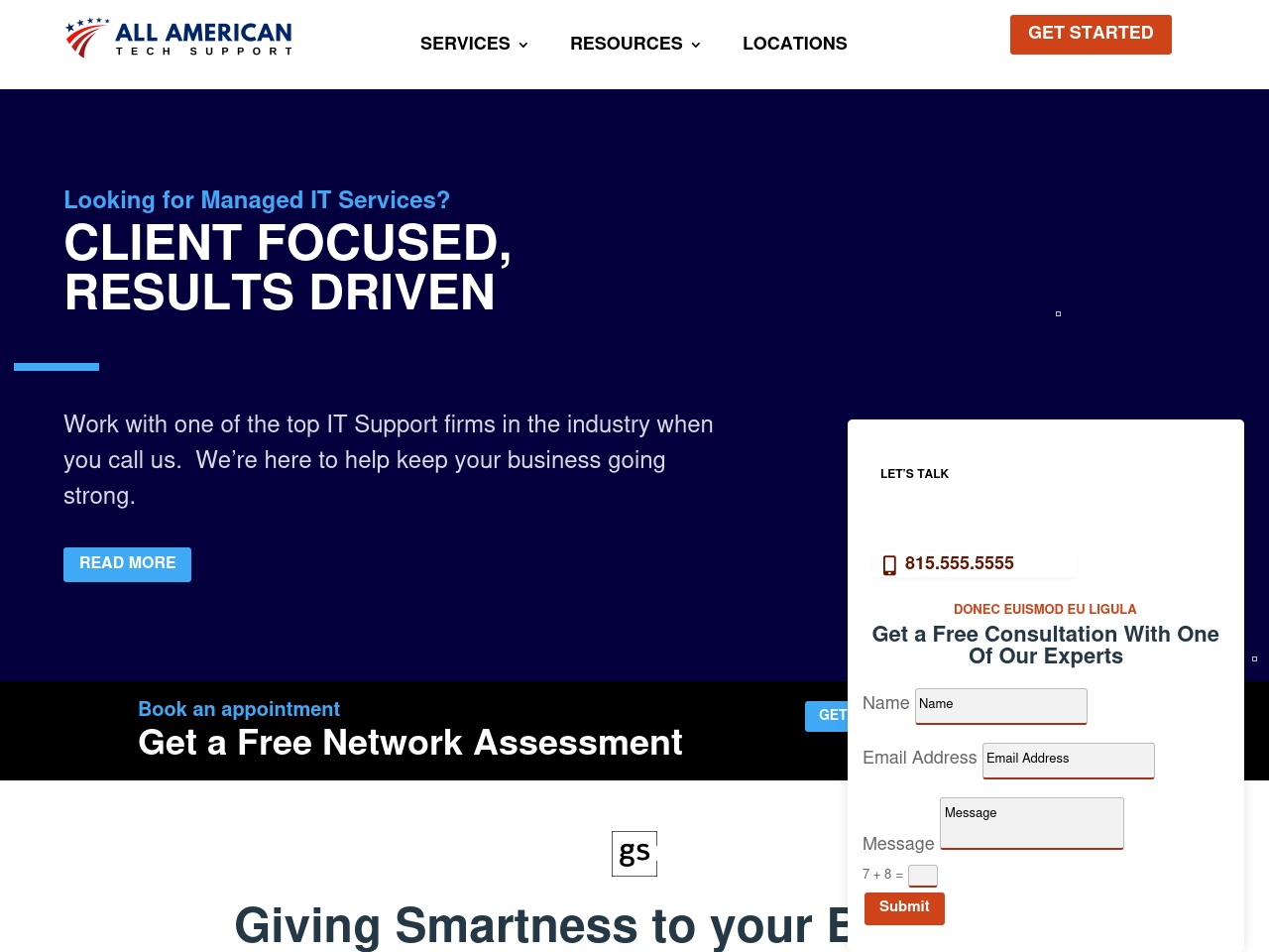 allamericantechsupport.com screenshot alt-text