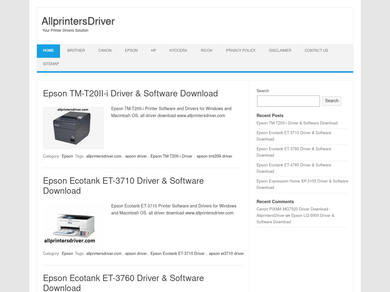 allprintersdriver.com screenshot alt-text