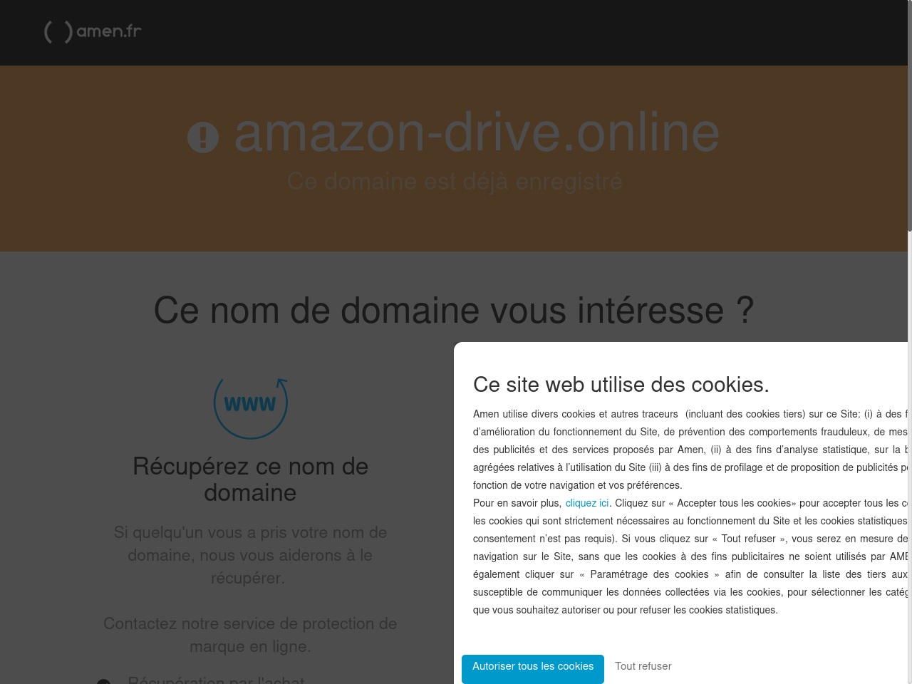 amazon-drive.online screenshot alt-text