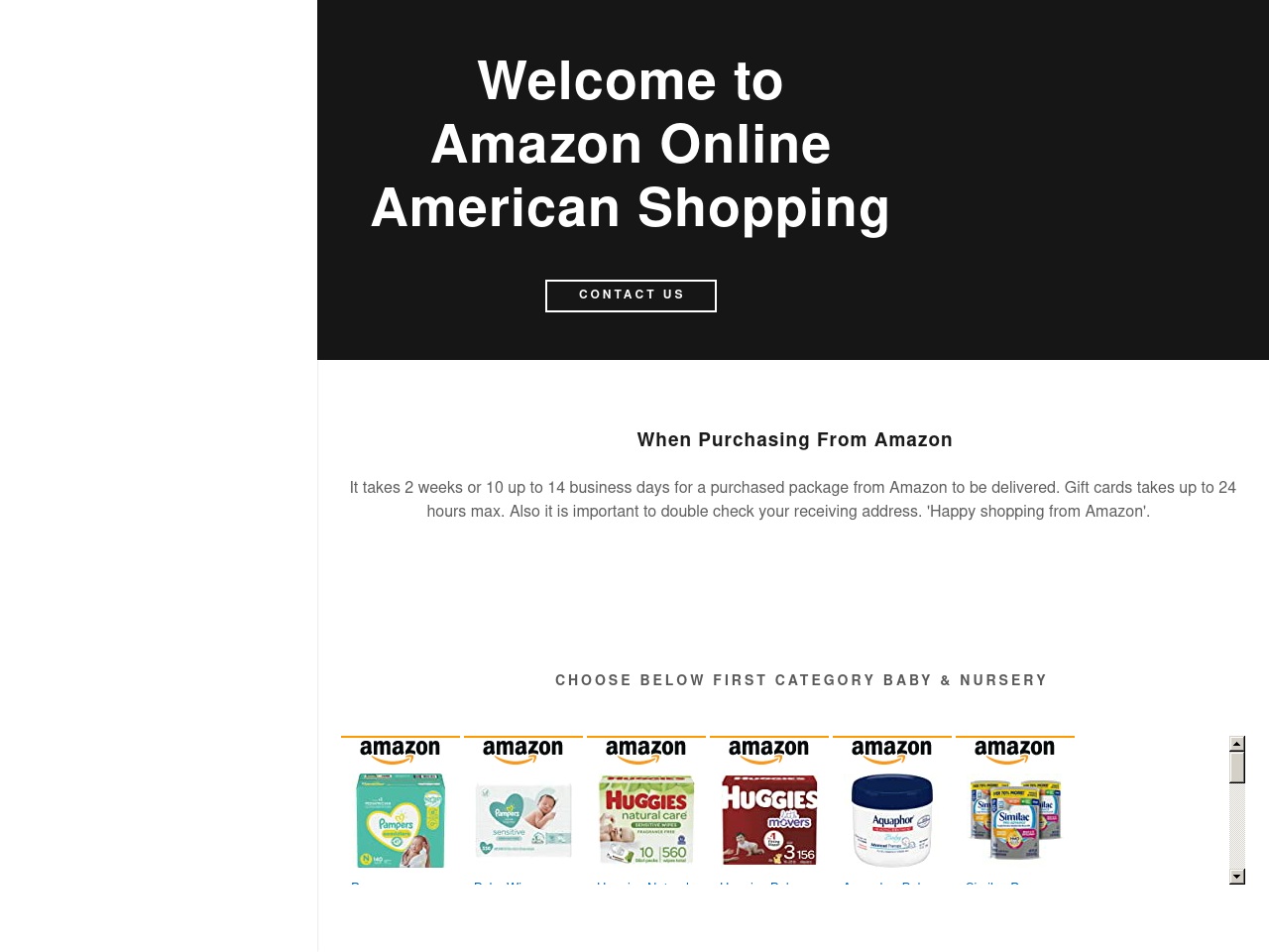 amazonamerica.online screenshot alt-text