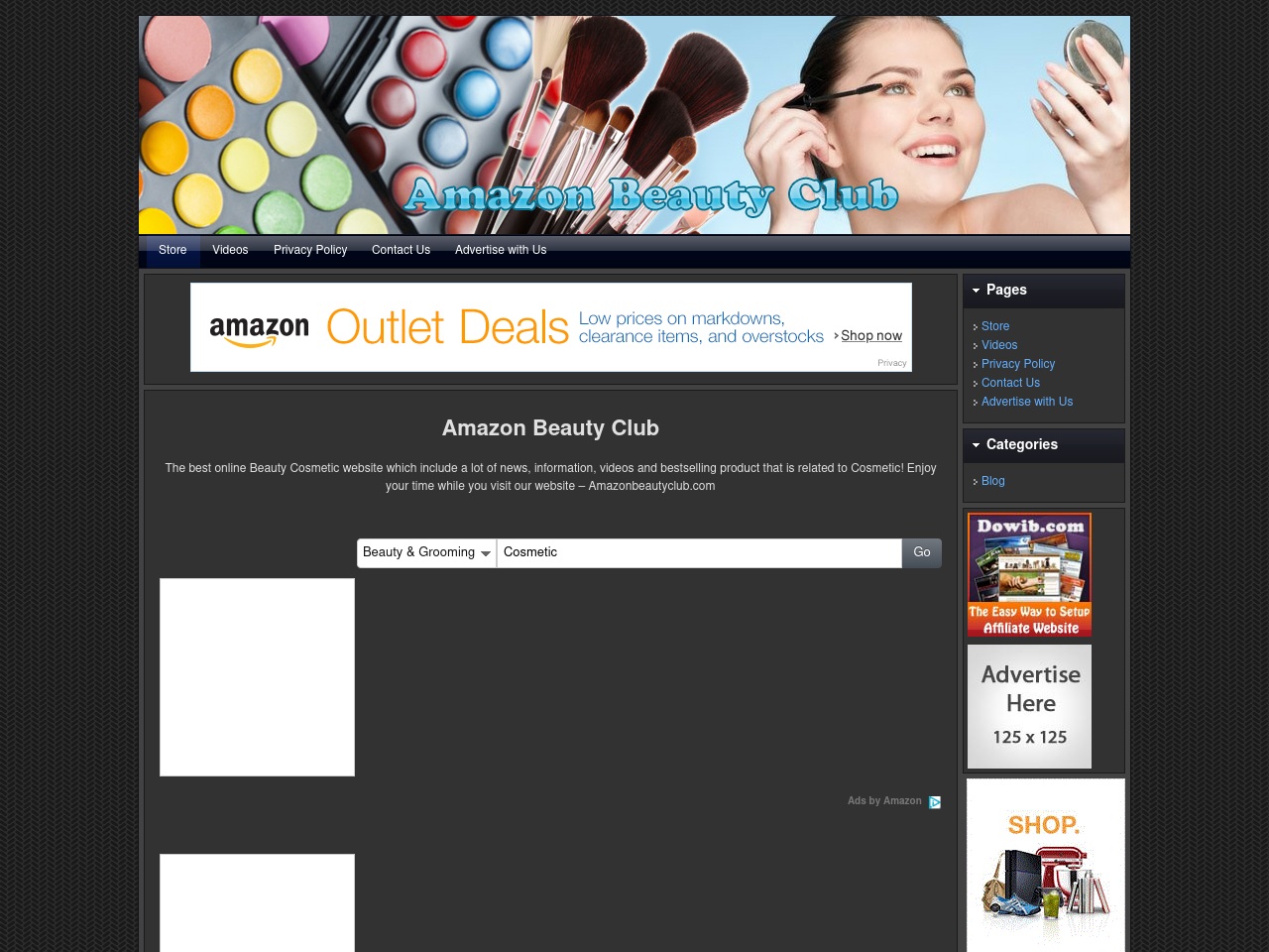 amazonbeautyclub.com screenshot alt-text