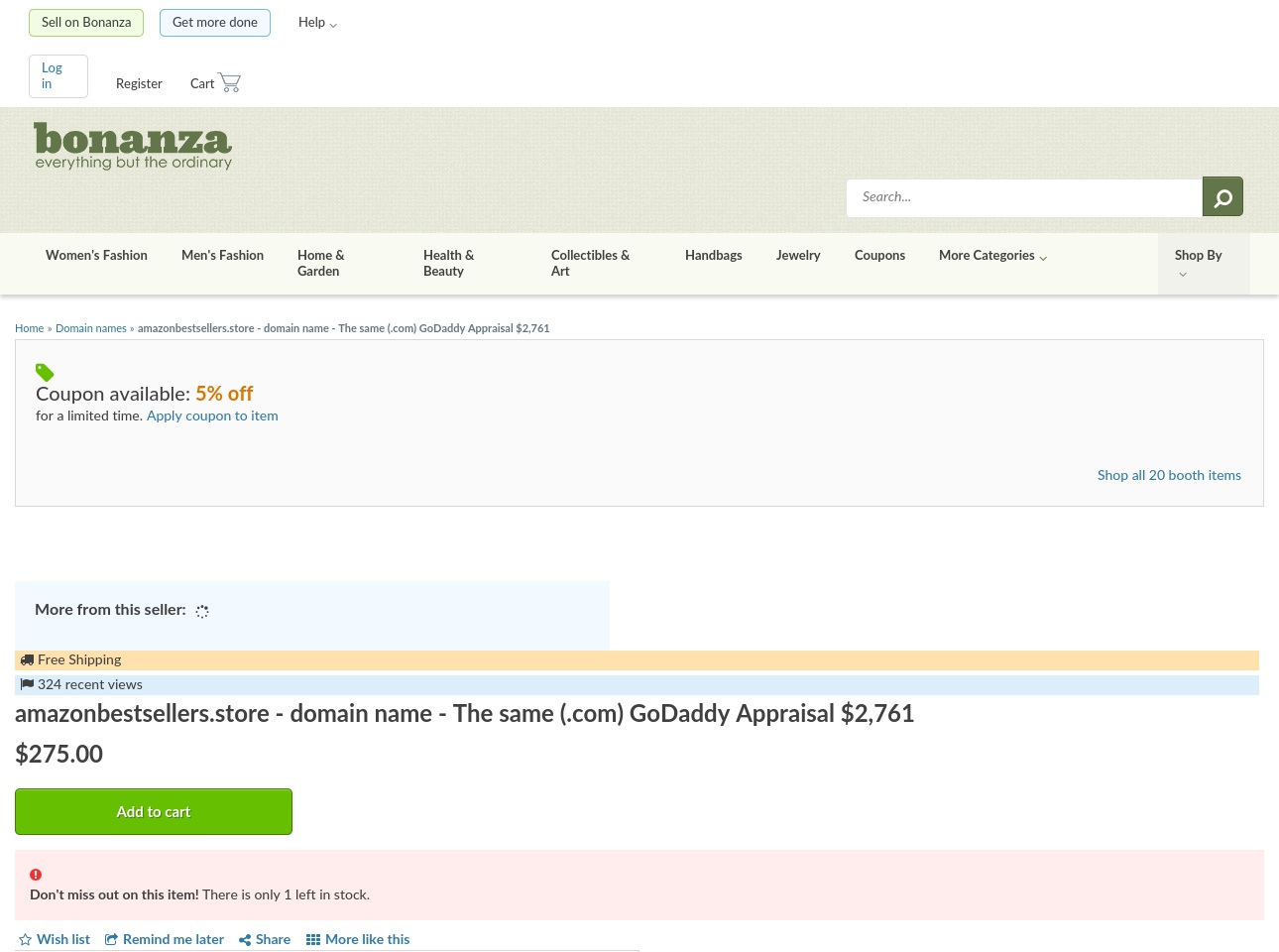 amazonbestsellers.store screenshot alt-text