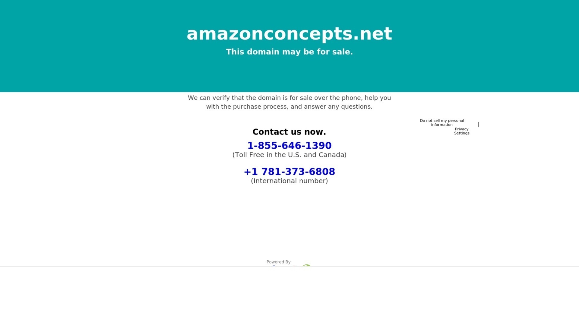 amazonconcepts.net screenshot alt-text