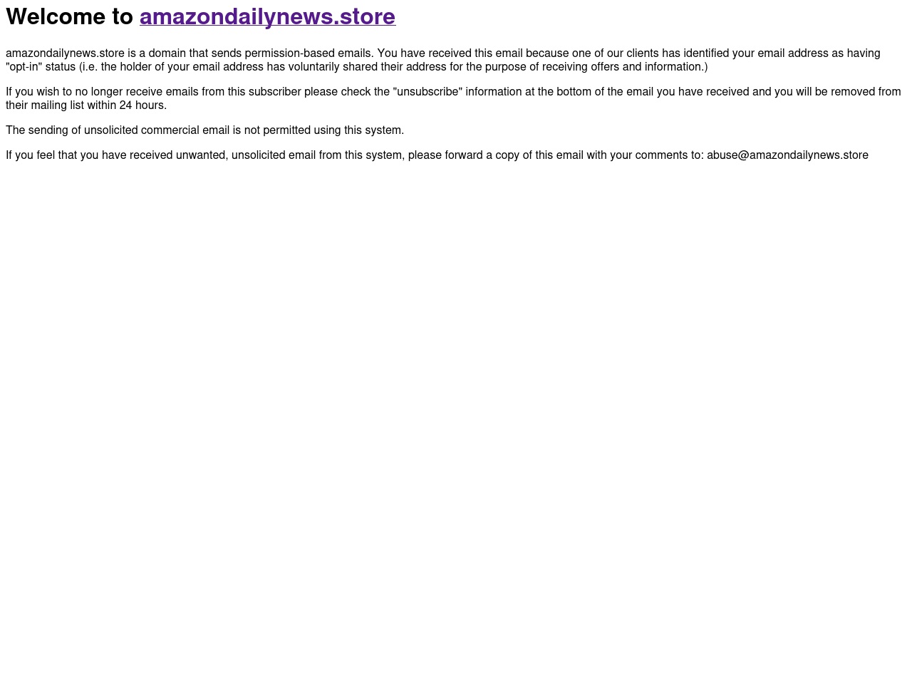 amazondailynews.store screenshot alt-text