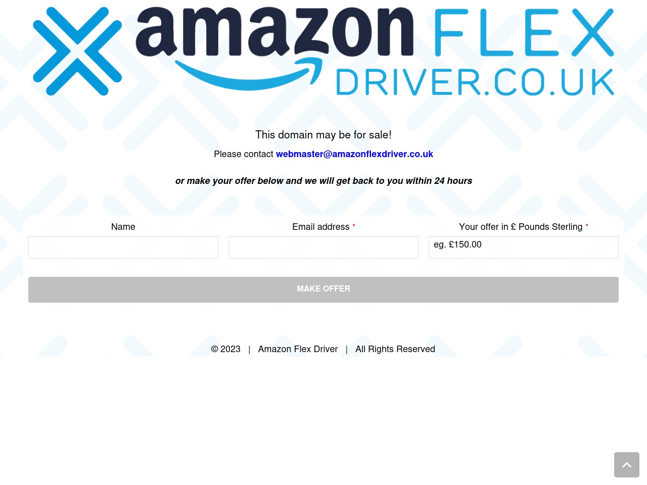 amazonflexdriver.co.uk screenshot alt-text