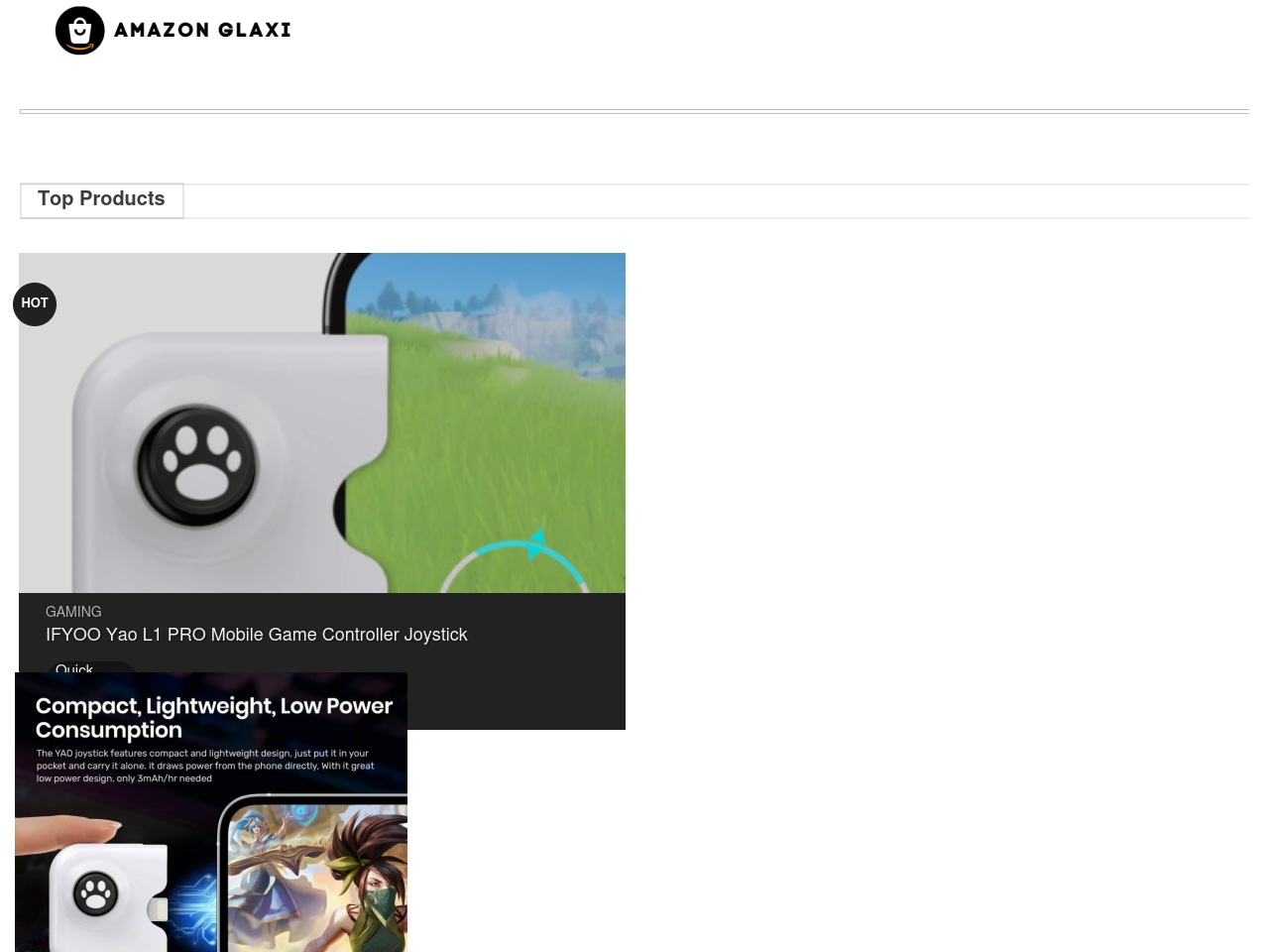amazonglaxi.com screenshot alt-text