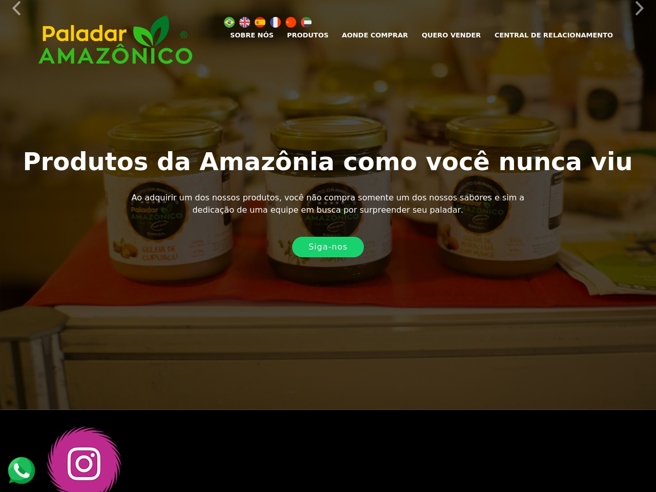 amazoniantaste.com screenshot alt-text