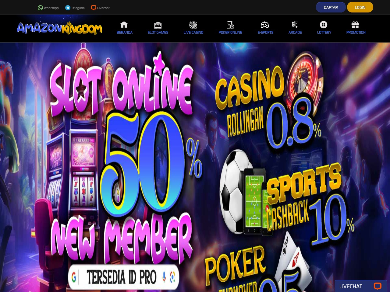 amazonkingdom.net screenshot alt-text