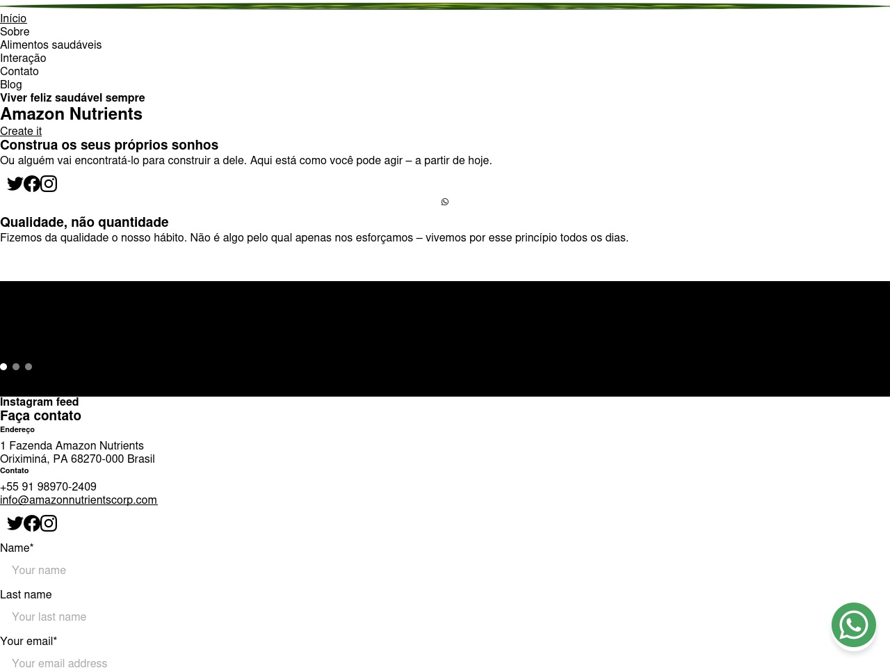 amazonnutrientscorp.com screenshot alt-text