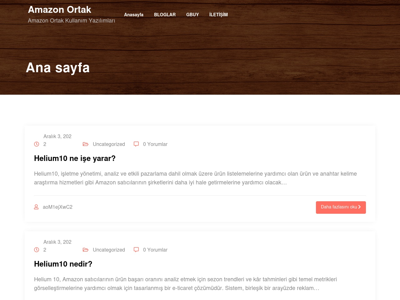 amazonortak.com screenshot alt-text