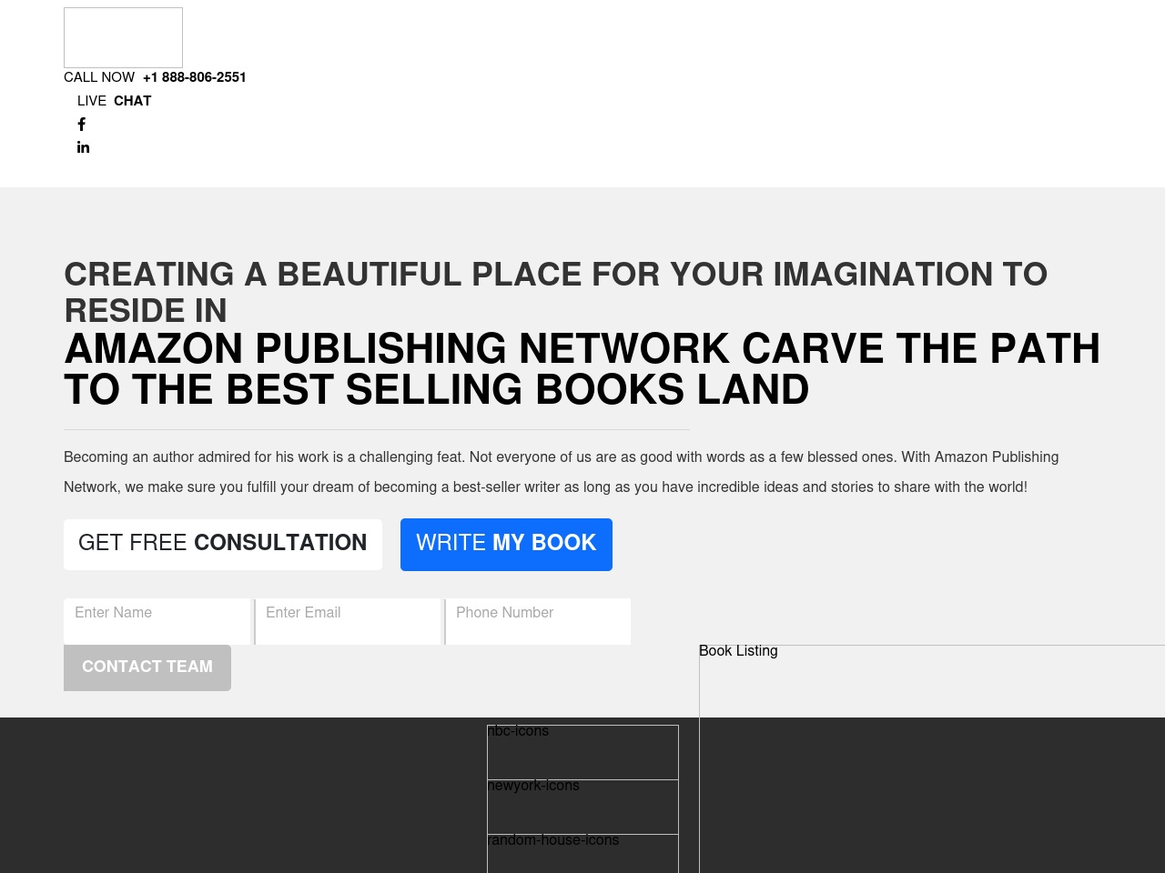 amazonpublishing.network screenshot alt-text