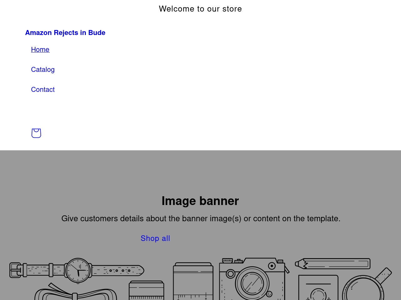 amazonrejectsinbude.co.uk screenshot alt-text