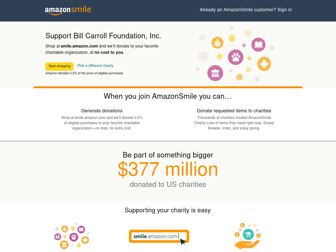 amazonsmile.gifts screenshot alt-text