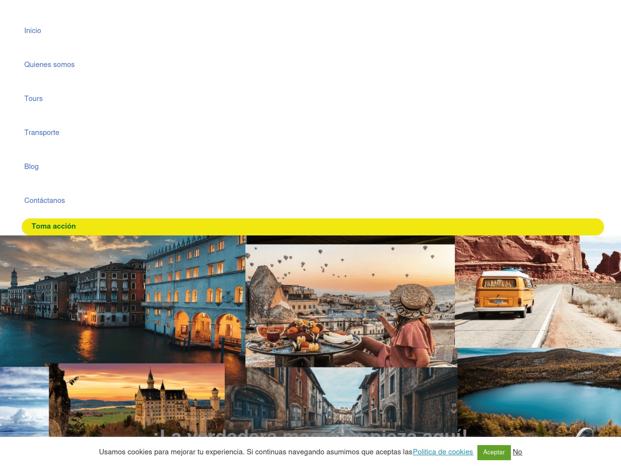 amazontravellojaecuador.com screenshot alt-text
