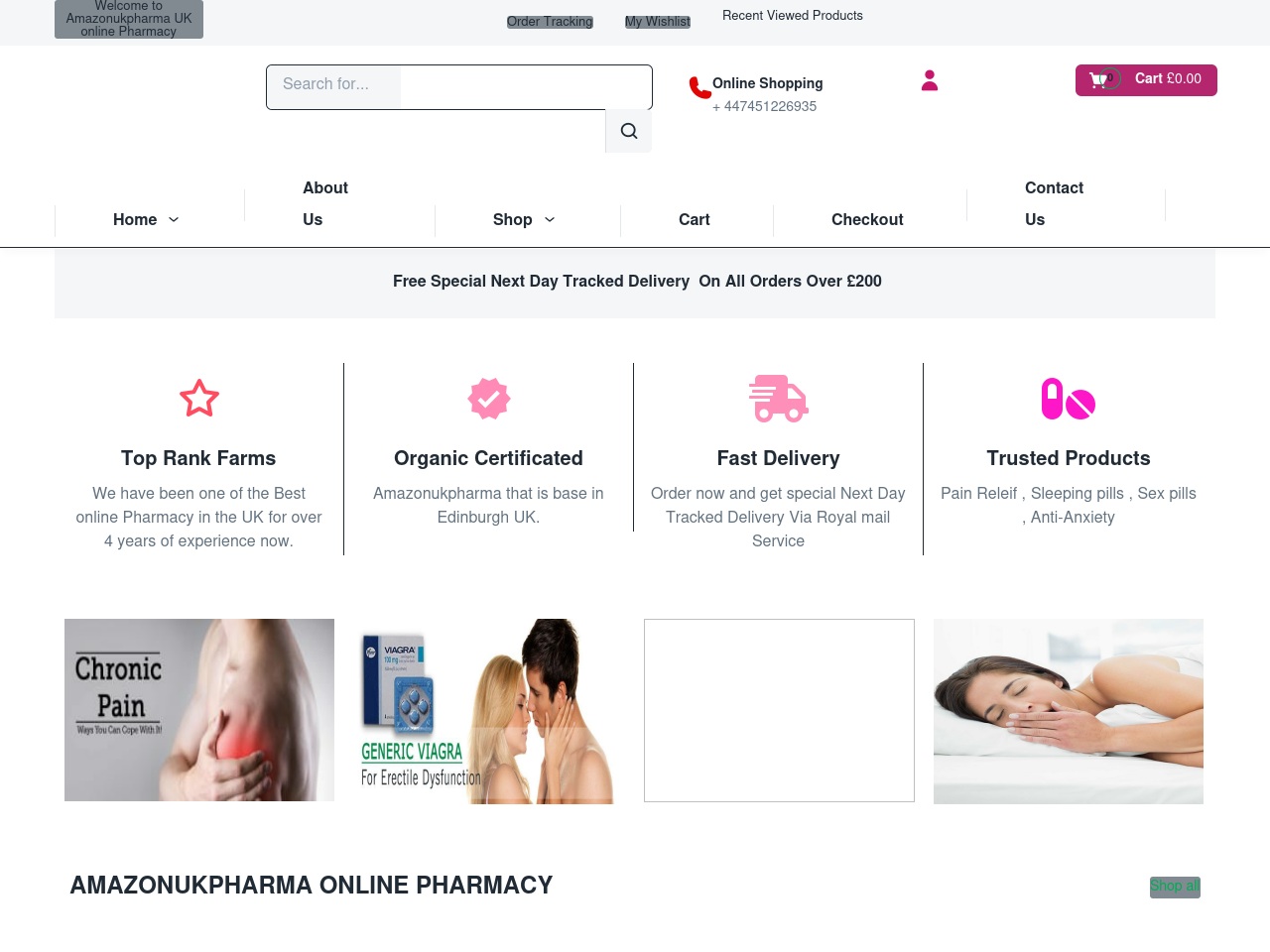 amazonukpharma.com screenshot alt-text