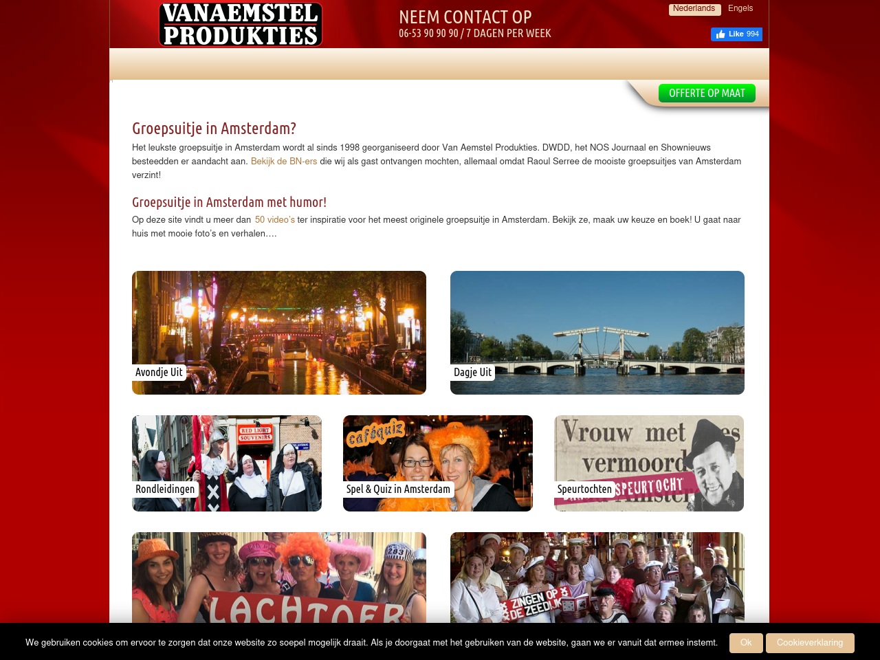 amsterdamexcursies.nl screenshot alt-text