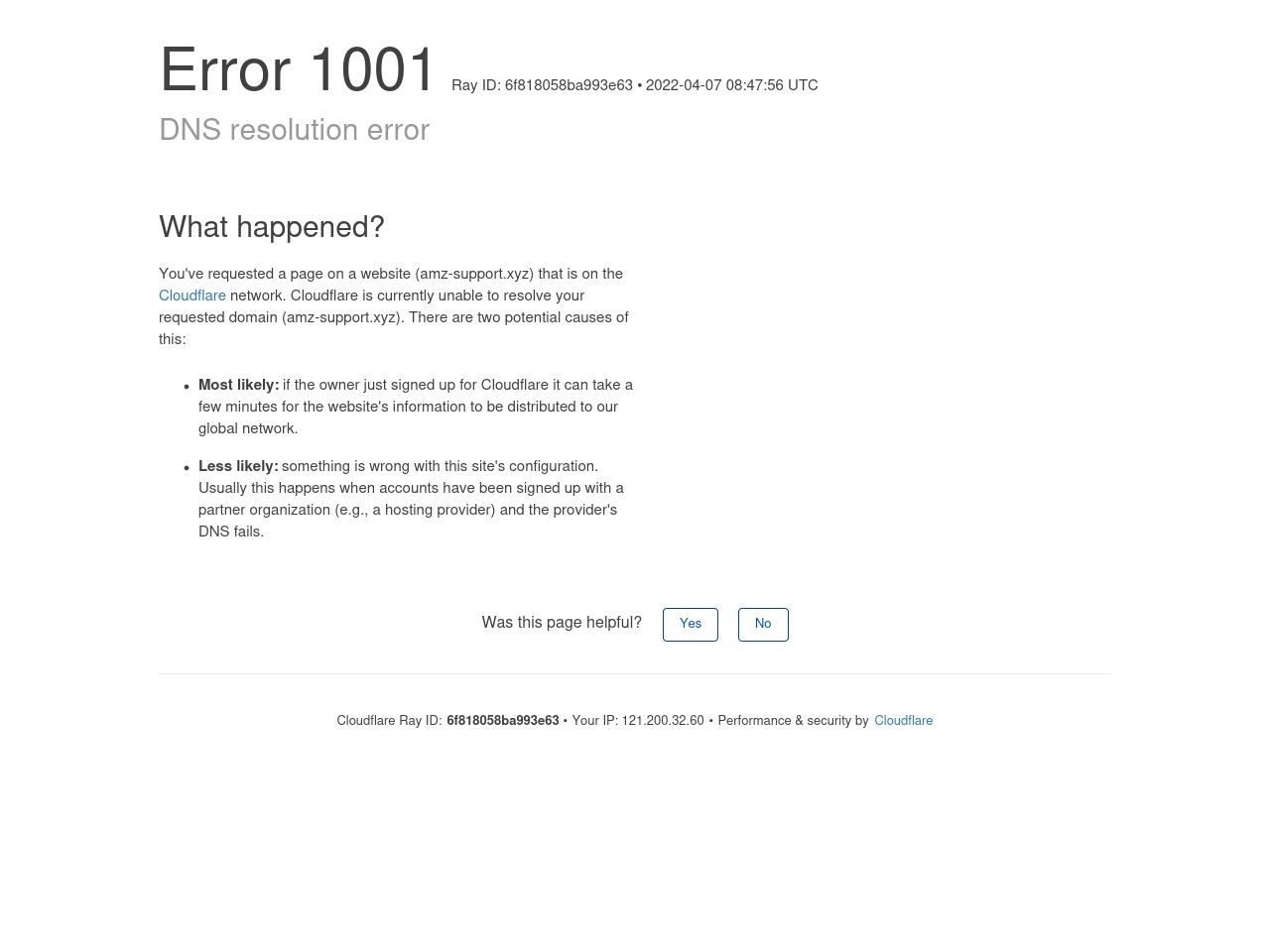 amz-support.xyz screenshot alt-text