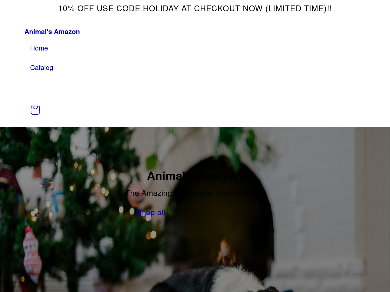 animalsamazon.com screenshot alt-text