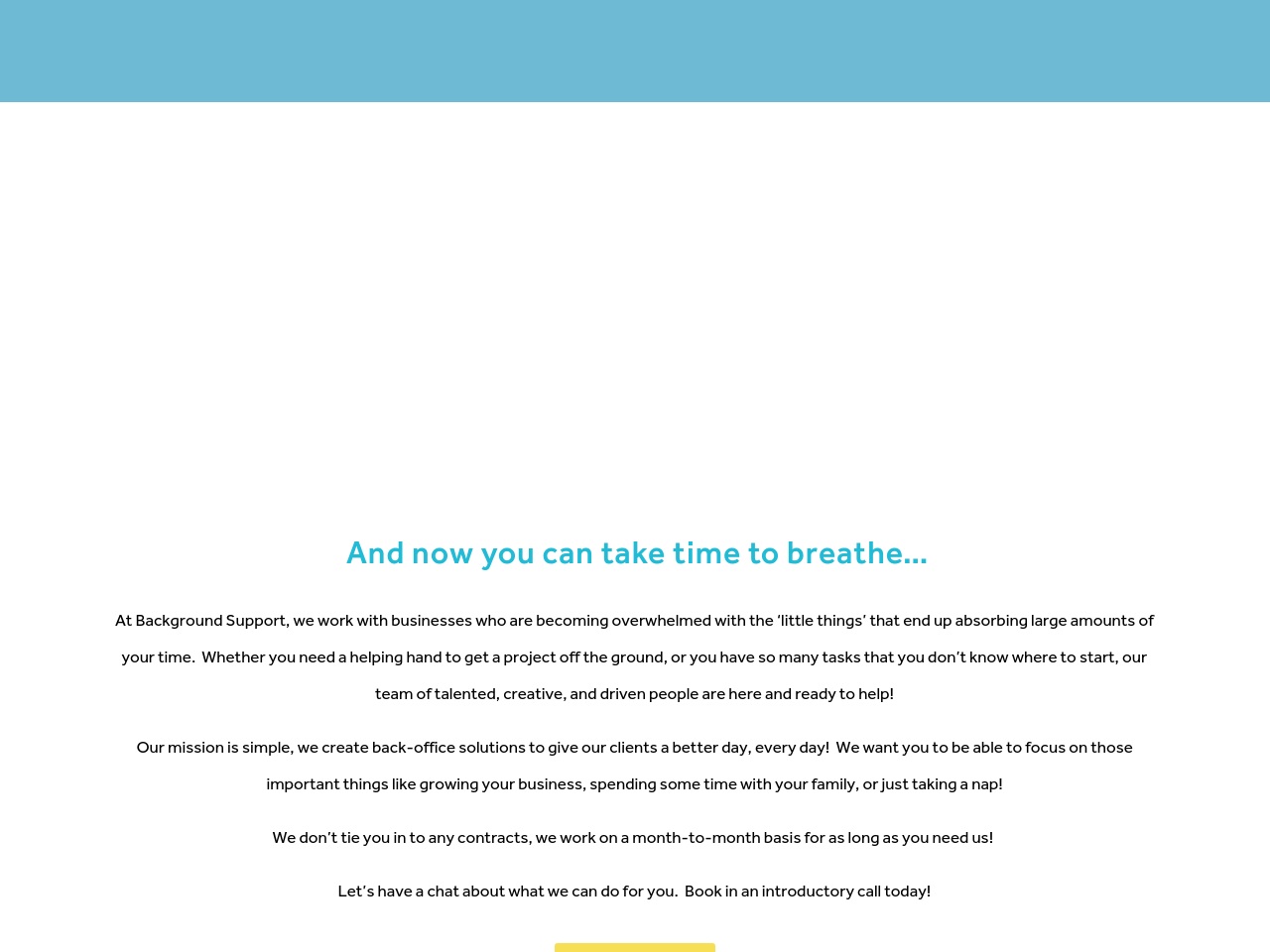 backgroundsupport.team screenshot alt-text