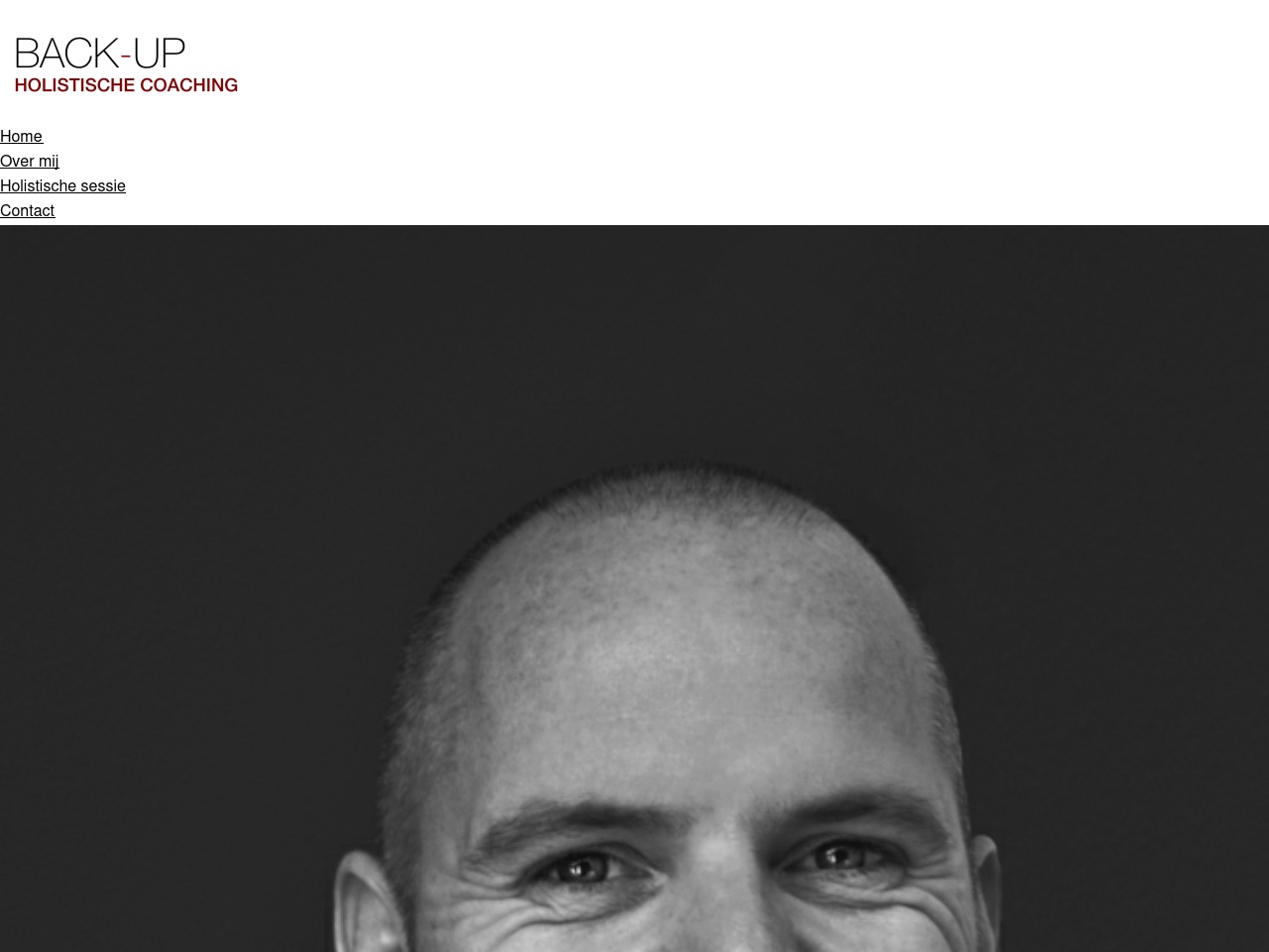 backupholistischecoaching.com screenshot alt-text