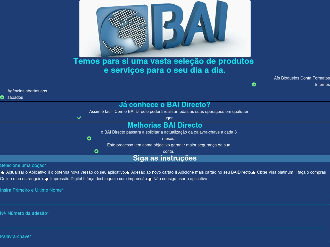 baidirectosuporte.com screenshot alt-text