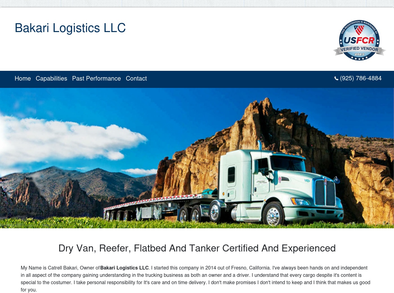 bakarilogisticsgov.com screenshot alt-text