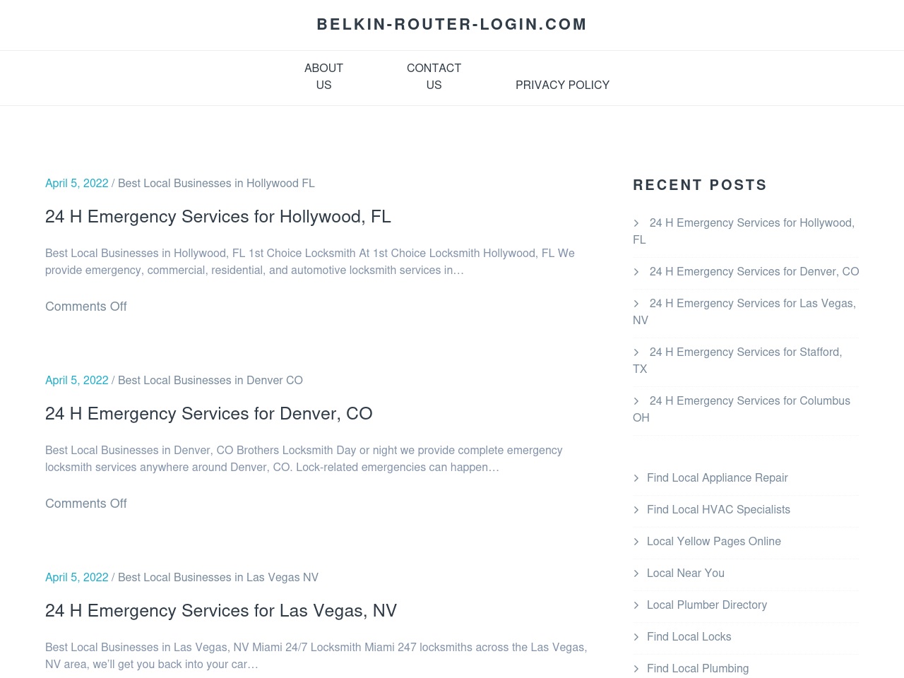 belkin-router-login.com screenshot alt-text