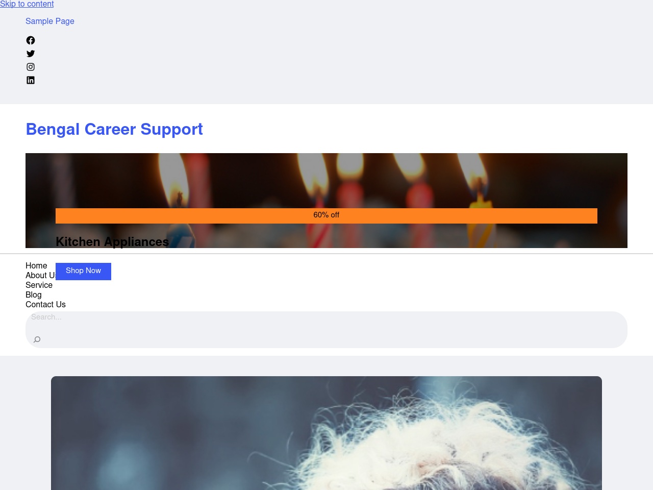 bengalcareersupport.com screenshot alt-text