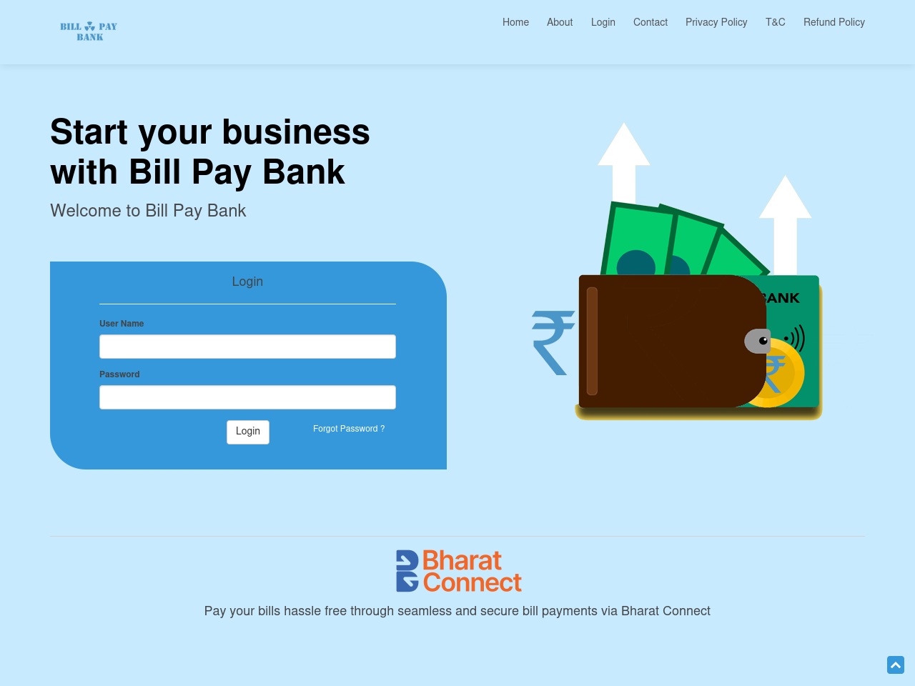 billpaybank.com screenshot alt-text