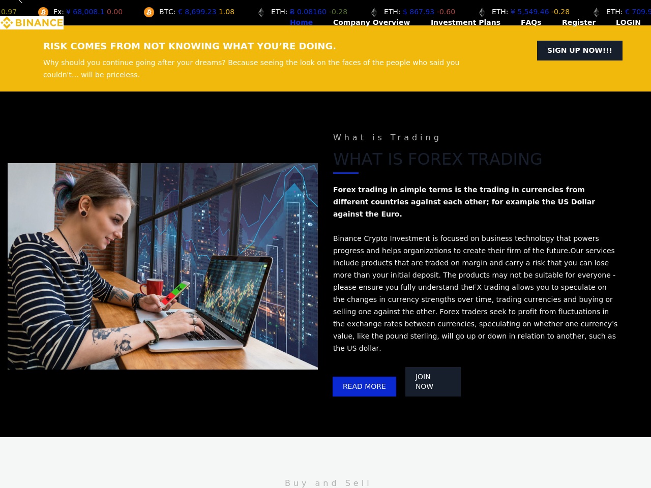 binancecryptoinvestment.com screenshot alt-text