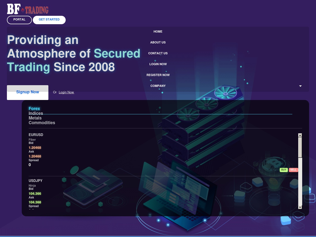 binanceforextrading.com screenshot alt-text