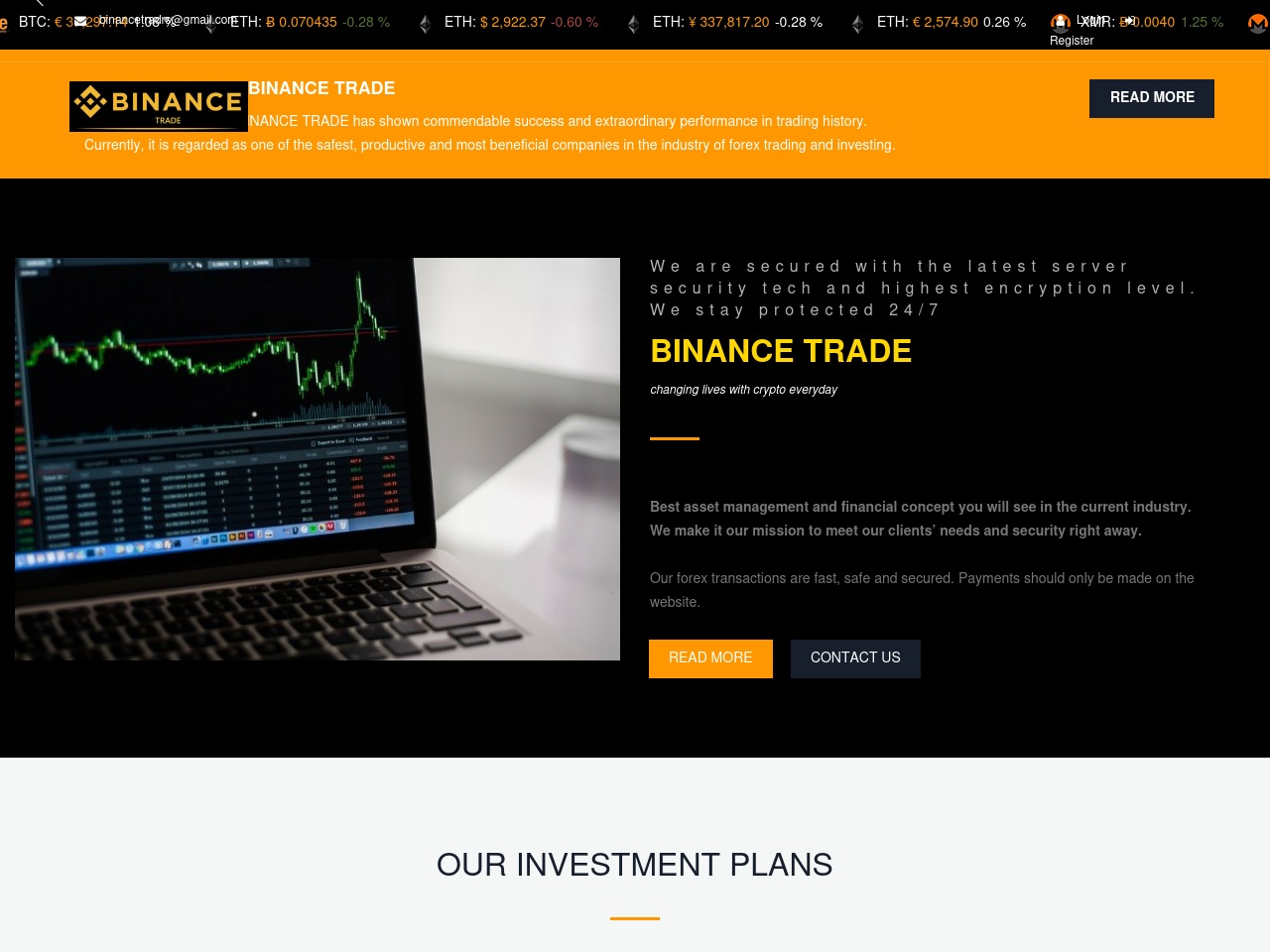 binancetrade.world screenshot alt-text