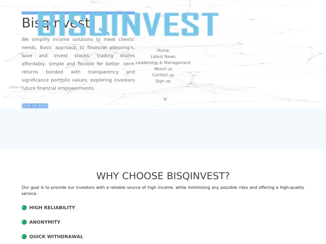 bisqinvestsupport.com screenshot alt-text