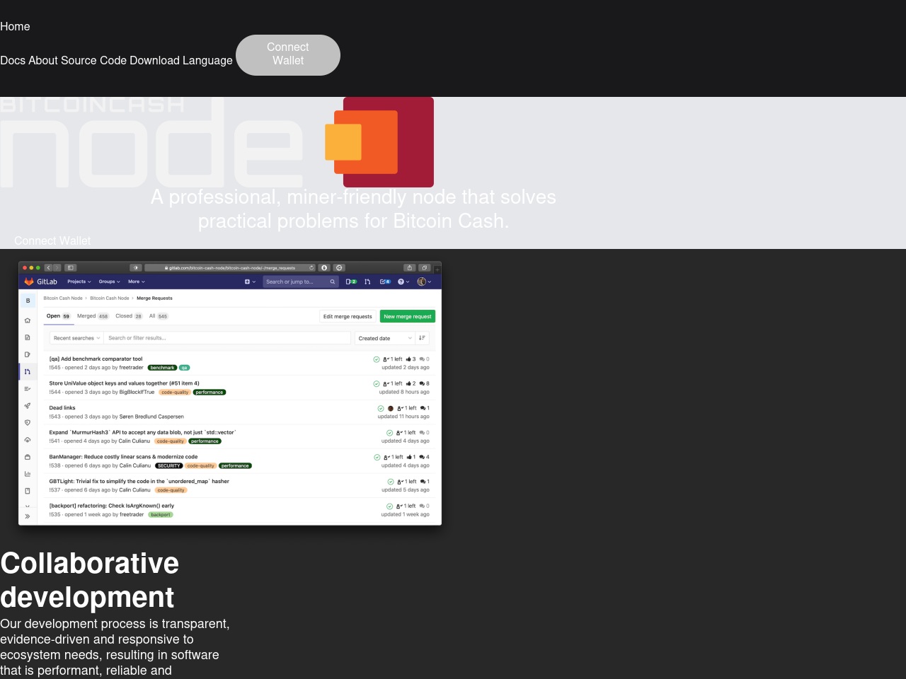 bitcoincash-wallet.com screenshot alt-text