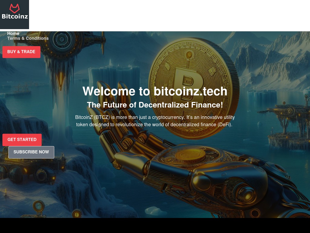 bitcoinz.tech screenshot alt-text