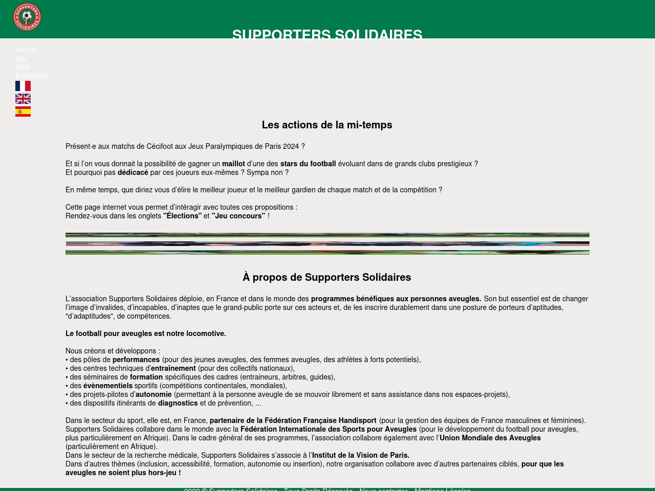 blindsupporters.com screenshot alt-text