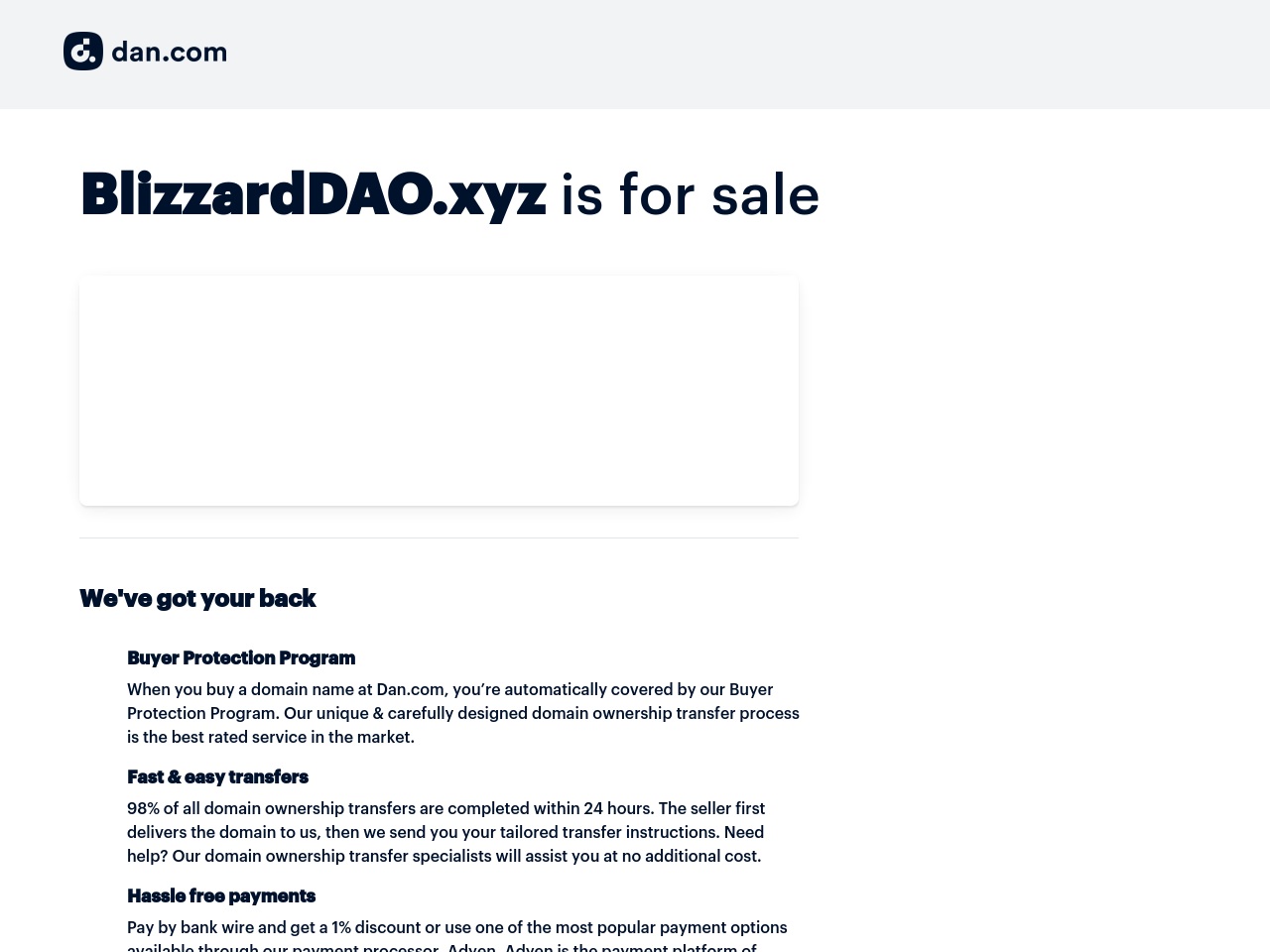blizzarddao.xyz screenshot alt-text