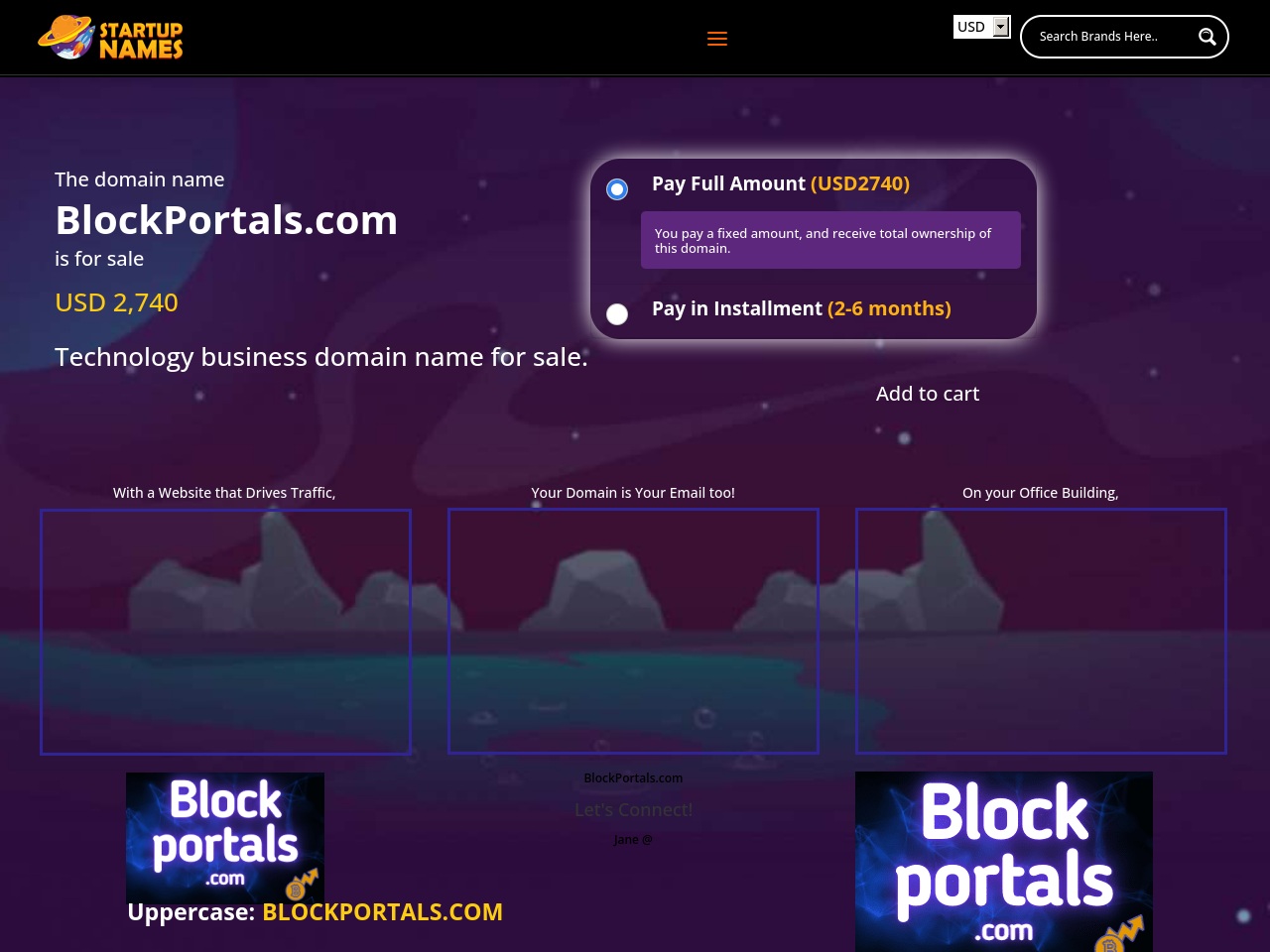 blockportals.com screenshot alt-text