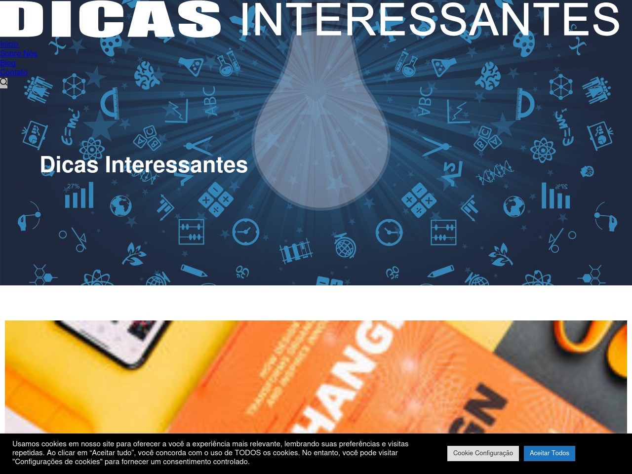 bloginformacaocerta.com screenshot alt-text