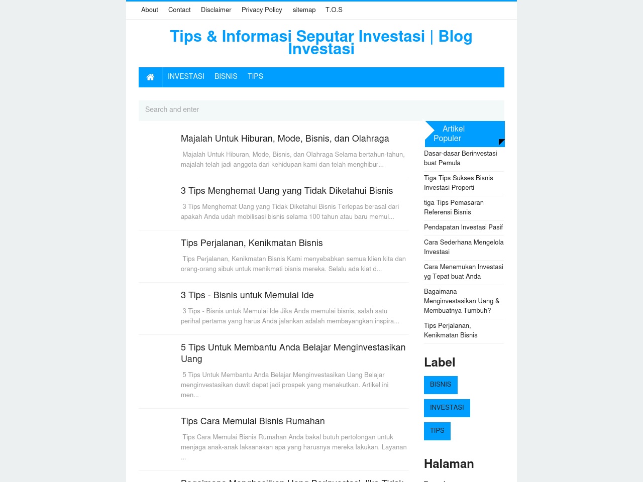 bloginves.site screenshot alt-text