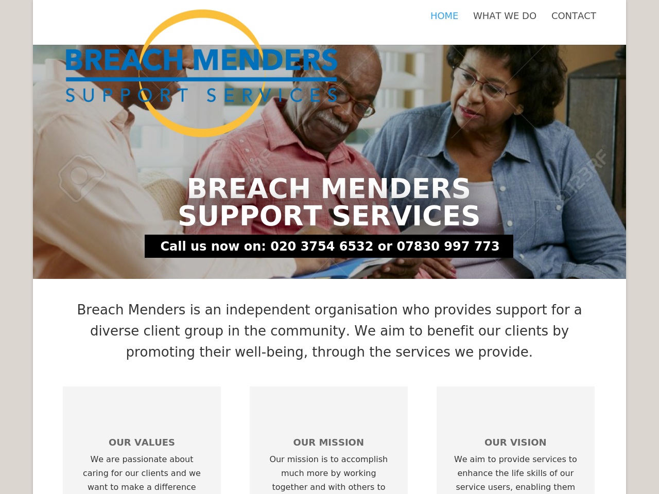 bmsupportservices.com screenshot alt-text