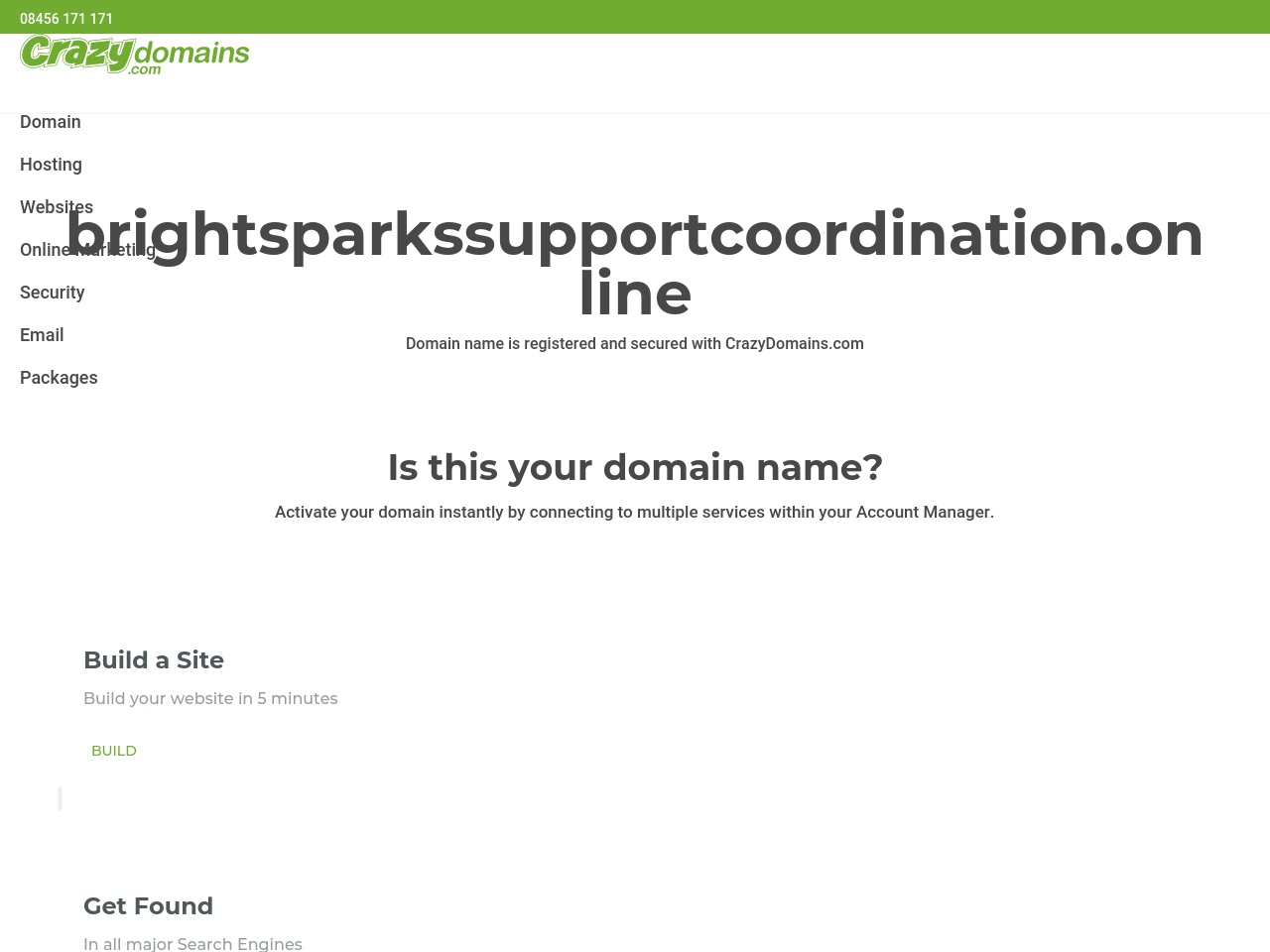 brightsparkssupportcoordination.online screenshot alt-text
